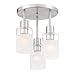 thumbnail image 3 of DESIGNERS FOUNTAIN Cedar Lane 3-Light Semi Flush Mount Ceiling Light, Brushed Nickel, D236M-SF-BN, 3 of 4