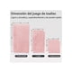 thumbnail image 3 of Juego De Toallas Baño Lana Suave  6 Piezas Rosa Belug  Juego De Toallas Baño, 3 of 4