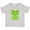 AC-Heather Grey, variant on Inktastic Cute Frog, Green Frog, Frog Princess, Crown Girls Baby T-Shirt