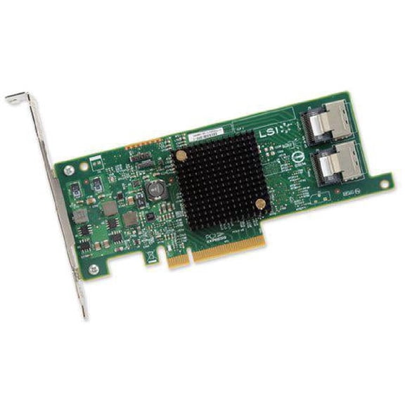 LSI Logic SAS 9207-8i PCIe HBA Controller Card 8-Port 6Gb/s