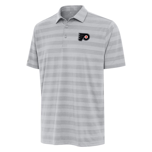 Men's Antigua Gray Philadelphia Flyers Tunnel Polo