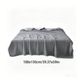 thumbnail image 3 of Cool Summer Quilt, TOUMENY Super Soft Breathable Air-Conditioned Quilt, Lightweight Polyester Cooling Blanket for Hot Sleep Night, 39.37x59 Inch, Dark Gray, 3 of 6