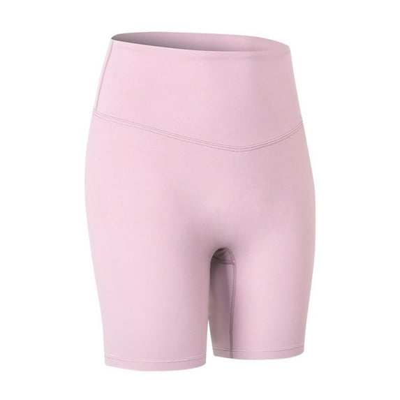 Women Workout Shorts High Waist Bike Shorts, Yoga Running Jogging Fitness Training Hiking Compression Exercise Shorts,Tummy Control Sports Active Short Pants,Pink XXS-L