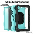 thumbnail image 5 of Decase Shockproof Case for Lenovo Tab One 8.7" / K9 2025,3 in 1 Heavy Duty Kids Silicone Cover Bulit in Screen Protector,Full-Body Tablet Case with Rotating Handle Stand,C, 5 of 9
