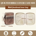 thumbnail image 7 of Pzuqiu Cross Lion Cross Bible Cover for Women Bible Case Cute Church Bag Organizer with Handle Bibles Study Supplies Carrying Book Case Bibles Protective with Tags&Bookmark, 7 of 7