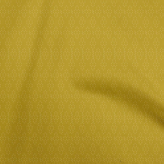 oneOone Cotton Jersey Gamboge Yellow Fabric Asian Floral Block Fabric For Sewing Printed Craft Fabric By The Yard 58 Inch Wide