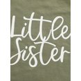 thumbnail image 6 of Sisters Matching Tops, Short Sleeve Letters Printed Round Neck T-Shirt/Bodysuit, Girls Summer Wear Loose Fit Tops, 6 of 9