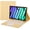 Yellow, variant on JINRAN Touch Keyboard Case for iPad Mini 7 (A17 Pro)/Mini 6th Generation Case 8.3 inch (2024/2021) with Pencil Holder - Magnetically Detachable Touch Bluetooth Keyboard