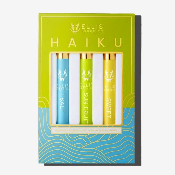Set de perfume Ellis Brooklyn HAIKU Fragrance Trio 30 ml para mujer