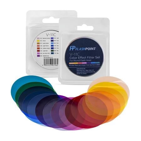 UPC: 0192223079625 | V-11C Color Effect Filter Set For Round Flash Head (Godox V-11C)