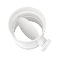 thumbnail image 2 of PVC Manual Air Volume Control Valve Air Duct Volume Controller For Ventilation Pipe Valve Switch Air Regulating Valve 75mm-250mm, 2 of 9