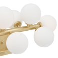 thumbnail image 4 of CWI Lighting Arya 17-light Contemporary Metal Wall Sconce in Satin Gold, 4 of 8