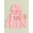 thumbnail image 2 of GXFC Little Girls Boys Fall Hoodies Clothes 2T 3T 4T 5T 6T 7T Kids Long Sleeve Hooded Letters Print Sweatshirt Tops Autumn Casual Pullovers Clothing for Children Girls, 2 of 9