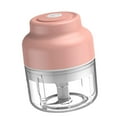thumbnail image 4 of Advancent Picadora de verduras TureClos, picadora de ajo eléctrica USB, molinillo de cocina recargable inalámbrico Herramientas y accesorios para hornear Rosado 100ml, 4 of 6