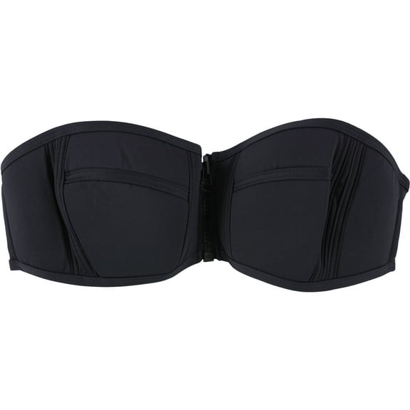 Tavik Womens Cleo Bandeau Swim Top, Black, Medium