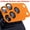 Orange, variant on Decase for iPhone 17 Pro Max 2-Pack Lens Protector,Full Coverage Lens Film with Carbon Fiber Pattern,AR Anti-Reflection,Shockproof Lens Cover with 3M Adhesive,Blue