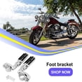 thumbnail image 2 of Pedal trasero de la motocicleta Modificación de la aleación ajustable de 360 ​​grados Piezas de piezas de repuesto para VT1100 VTX1300 con soporte electroplato 1 par kenally VI002313-02, 2 of 7