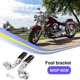 thumbnail image 2 of Modificación de la motocicleta Modificación de pedal trasero Ajuste de 360 ​​grados Pedales Reemplazo de piezas para VT1100 VTX1300 con electroplacas de soporte 1 par Inevent VI002313-02, 2 of 7