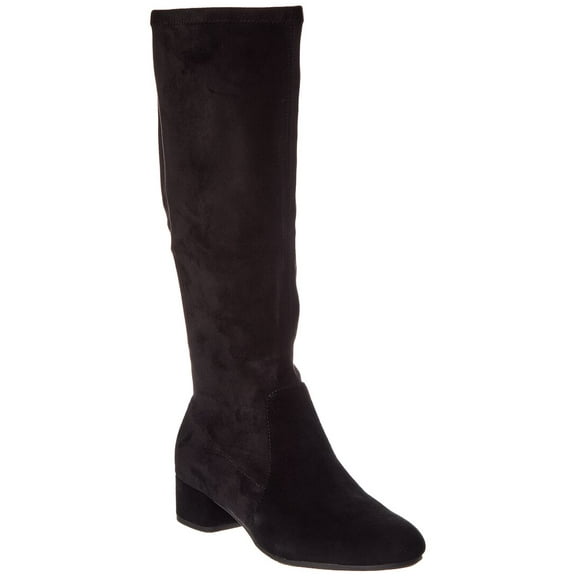 Dune London Topsy Suede Boot, 41/11, Black