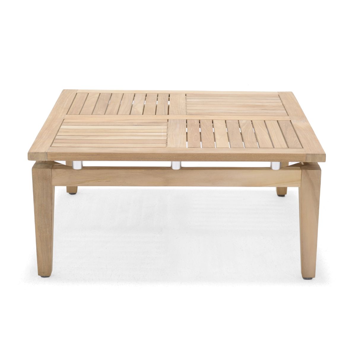 Amazonia Trieste, 100% FSC Certified Teak, Outdoor Patio Square Coffee Table