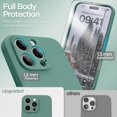 thumbnail image 3 of for iPhone 16 Pro Max Case, Liquid Silicone Case with Camera Protection Soft Gel Rubber Cover with Microfiber Lining Shockproof Protective Phone Case for iPhone 16 Pro Max 6.9", Light Brown, 3 of 5