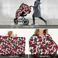thumbnail image 6 of Car Seat Cover Baby - Bouquet Rose Flowers Breathable Infant Car Seat Cover for Baby Carseat, Lightweight Comfort Baby Essentials Must Haves Newborn Stuff for Girl Boy, 6 of 7