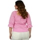 thumbnail image 3 of Blusa campesina Roman Fashion 0109 Rosa T 40, 3 of 6