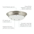 thumbnail image 6 of Design House, 588848-SN 13 Inch LED Twist Disk Ceiling Light, Bed Bath Kitchen, Satin Nickel, 6 of 19