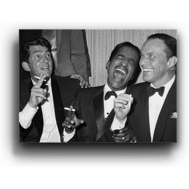 Canvas Poster Print Black and White Smoking Wall Art Painting Picture