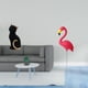 thumbnail image 2 of Estatua de gato, figura de escritorio, flamenco, escultura de estaca para jardín, adorno hecho de resina y HDPE, adecuado para el hogar, la oficina, e, 2 of 8