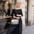 thumbnail image 5 of FORMRS Women Crossbody Purse with Chain Strap Vegan Leather Shoulder Handbag, Foggy Forest, 5 of 7