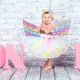 thumbnail image 4 of 3 Uds. Vestido De Princesa Para Niñas, Falda De Malla Balley Con Diadema, Ala De Ángel, Navidad, Halloween, Fiesta De Cumpleaños, Accesorios De Cosplay ANGGREK Otros, 4 of 8