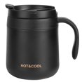 thumbnail image 2 of Tasse à Café en Acier Inoxydable, Tasse à Café Isolée à Double Paroi, Maison Durable pour la Maison Noire 350ML, 2 of 8