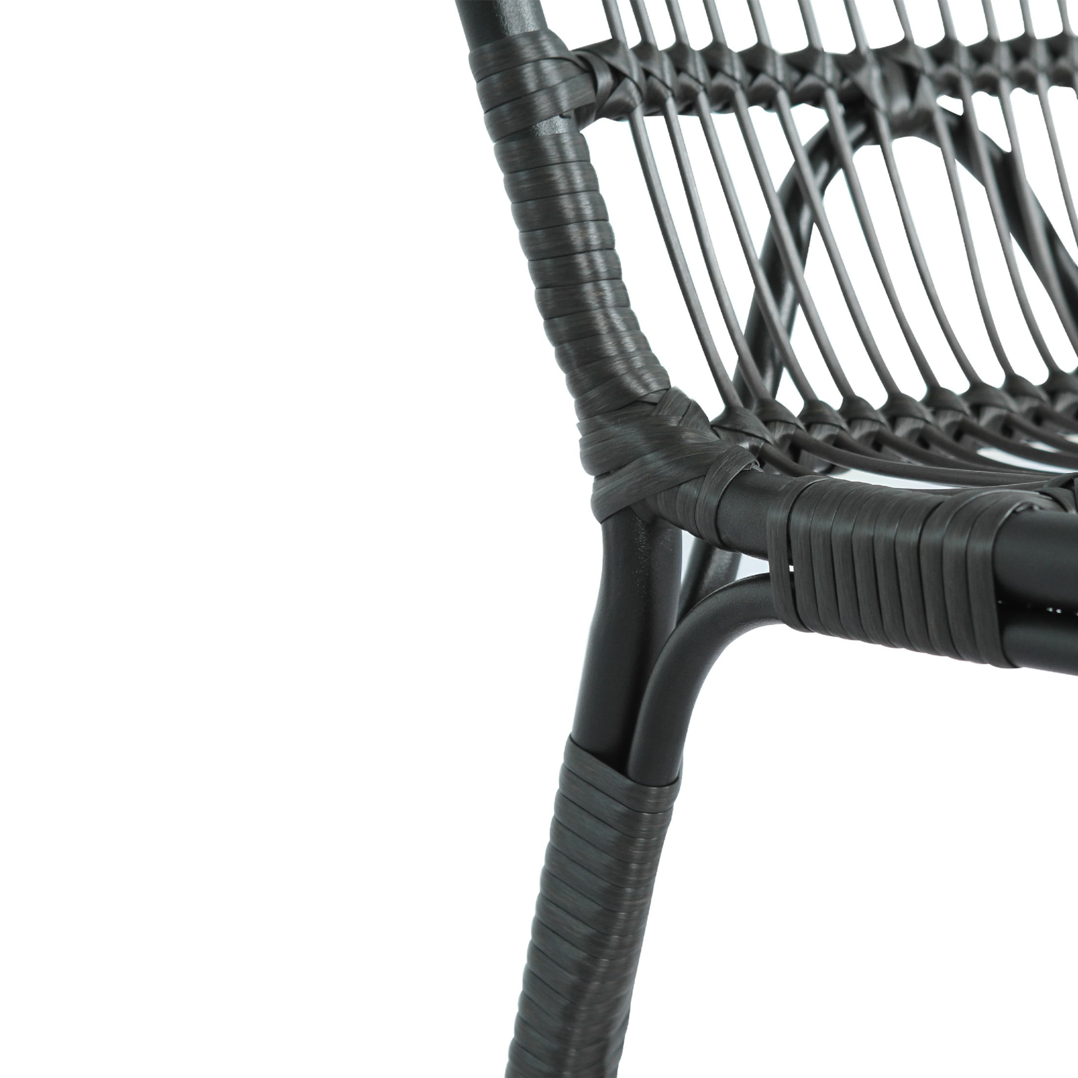 Christopher Knight Home 7-Piece Modern Outdoor Dining Set, Gray Rattan Chairs with Cushions and Teak Wood Table