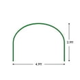 thumbnail image 3 of Agfabric Rust-free Hoops for Grow Tunnel, 5ft long, Pack-6 thicker and stronger Steel with Plastic Coated Hoops,Plant Cover &Frost Blanket for Season Extension Greenhouse Support, 3 of 5