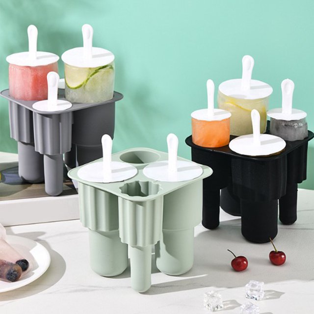 Xihbxyly Oferta Relampago Moldes para Paletas de Helado Moldes para Helado de Fácil Liberación Palitos de Helado Reutilizables para Paletas y Helados Caseros