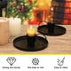 thumbnail image 5 of Candelabros de Adviento Monstrate 2 piezas dorados decoración del hogar negro, 5 of 6