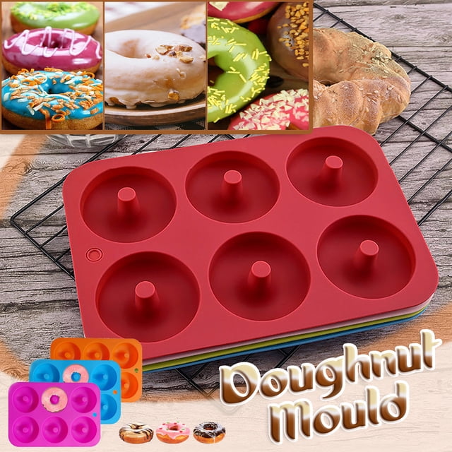Vaidha Donut Baking Pan Non-Stick Dishwasher Decoration Tools