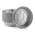 thumbnail image 1 of New Arrive 50 Pieces Disposable Foil Pie Tins for Baking, Freezing, Storage, Tin Plates for Fruit Tartlets, Quiches, 1 of 5