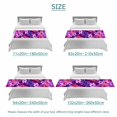 thumbnail image 6 of Spring Floral Bed Runner for Cal King Size Bed, Vintage Watercolor Purple Pink Blue Flower Leaves Plant Soft Bedding Scarf Bedding Protector Slipcover Sofa Throw for Bedroom Hotel Guesthouse, 6 of 8