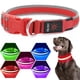 thumbnail image 2 of Collar LED para perro Flashseen, recargable por USB, color rojo rubí, 2 of 6