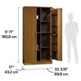 thumbnail image 5 of Sauder Homeplus Storage Cabinet, Sienna Oak Finish, 5 of 12