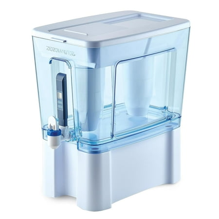 

Culligan ZeroWater 52-Cup Ready-Read 5-Stage Water Filter Dispenser with 5-Stage 0 TDS Water Filter – IAPMO Certified to Reduce Lead Chromium and PFOA/PFOS