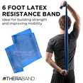 thumbnail image 2 of THERABAND Professional Latex Band, Blue, Extra Heavy, 6 Ft, Level 5, Resistance 5.8 lbs, 2 of 9