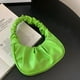 thumbnail image 2 of Bolso de hombro plisado de nube de moda ummer Bolso de mano para axilas (amarillo verde), 2 of 9