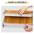 thumbnail image 6 of Hassch Adjustable Height Folding Table, 3FT Lightweight Outdoor Camping Table with Mesh Storage and Aluminum Frame, for Backyard Patio Picnic or Indoor Use, Wood Grain, 6 of 9