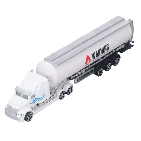 High,Simulation Oil Tanker Truck Toy, Durable Alloy Construction  Detachable Trailer, Fun For All Ages
