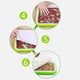 thumbnail image 4 of Kit de bandeja de germinación de germinador de semillas sin suelo, cesta hidropónica de dos niveles con tapa para jardín y hogar, 5 uds., 4 of 5