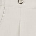thumbnail image 4 of Little Boys Gentleman Outfits Suits Set Infant Short Sleeve Shirt+Suspender Pants+Bow Tie Overalls Clothing Set Kids Colorful Clothes White 2-3 Years, 4 of 7