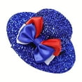 thumbnail image 2 of QuanTara Miniature Patriotic Bucket Hat, 3.94in 4th of July Decorative Hat & Keepsake, Reversible Red White Blue Costume Topper for Independence Day Party Favors & Decor, 2 of 6